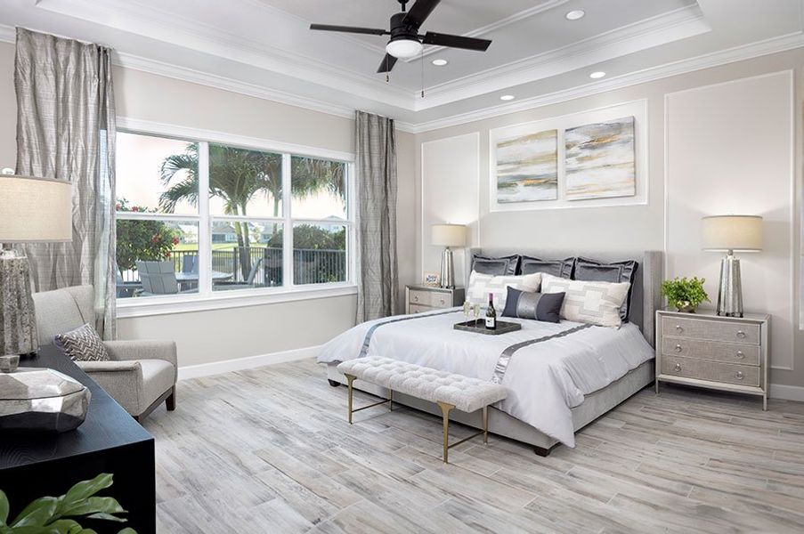 Representative furnished interior of a home built from the Kingfisher Grand by Minto Communities in Westlake, Loxahatchee (Image 12).