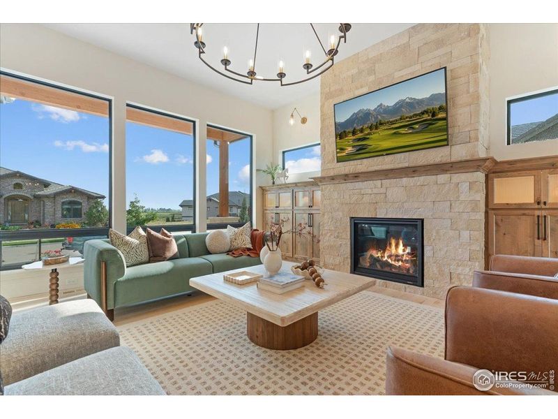 Furnished interior view inside a new home in , Berthoud (Image 44).