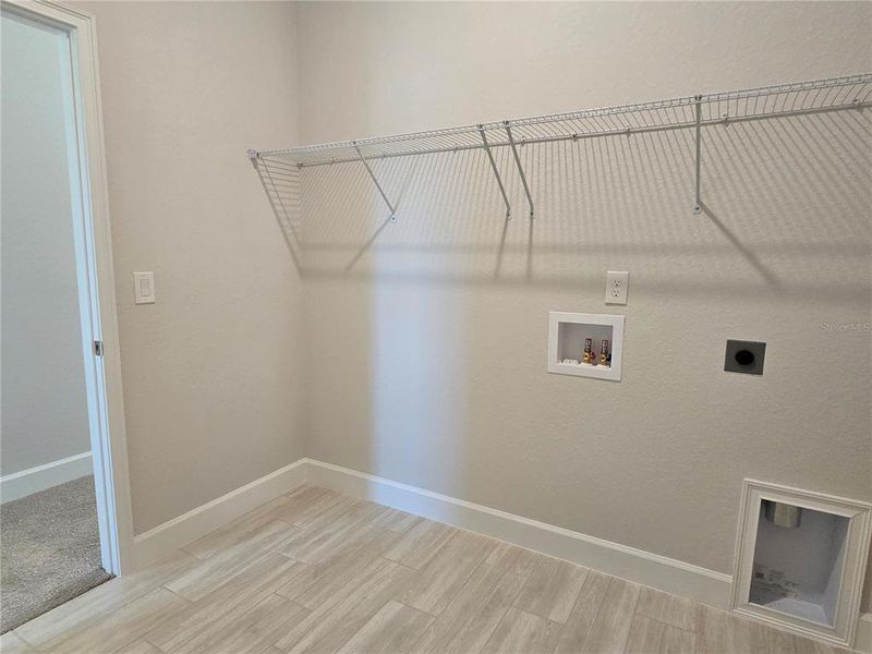 laundry room from garage