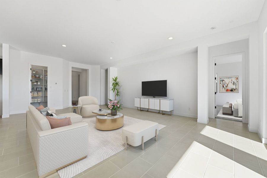 Furnished interior view inside a new home in Combs Ranch, San Tan Valley (Image 5).
