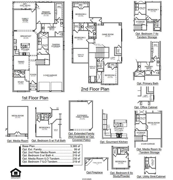2D floor plan layout for the Barcelona by Megatel Homes in Cyprus Villas, Plano, TX (Image 2). 2D floor plan layout for the Barcelona by Megatel Homes in Cyprus Villas, Plano, TX (Image 2).
