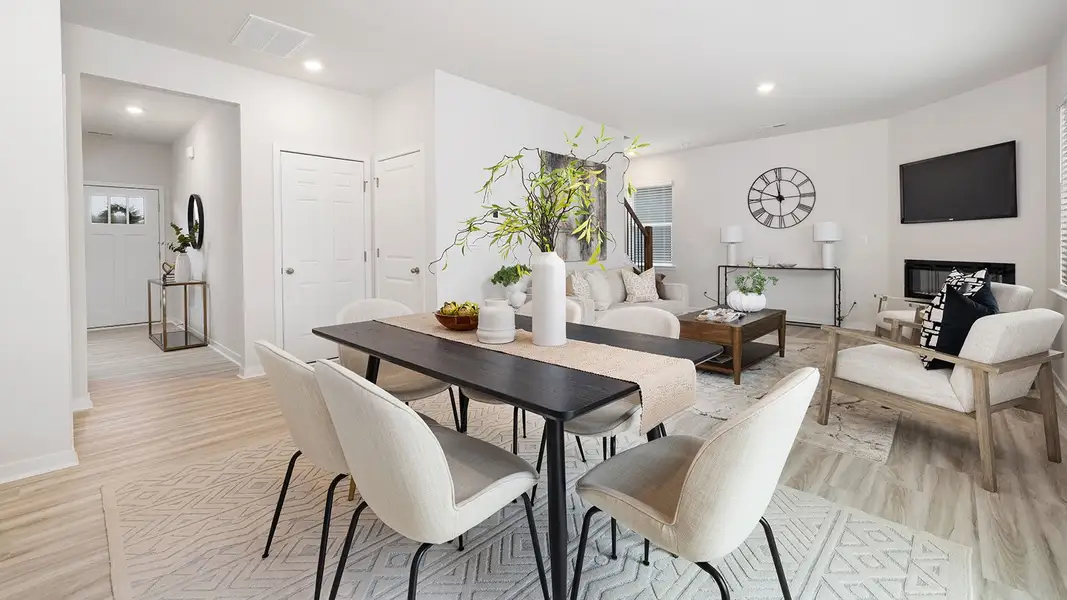 Furnished interior view inside a new home in Rydele Heights, Asheville (Image 7).