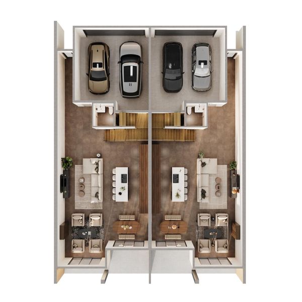 2D floor plan layout of this home in , Boca Raton, FL (Image 5).