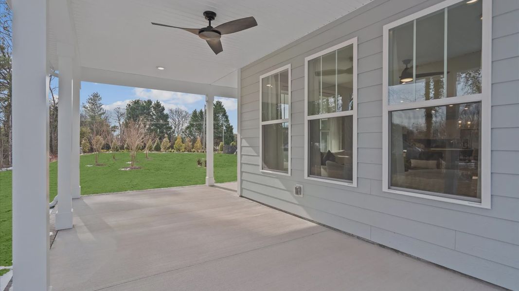 Furnished interior view inside a new home in Creeks at Midway, Anderson (Image 26).