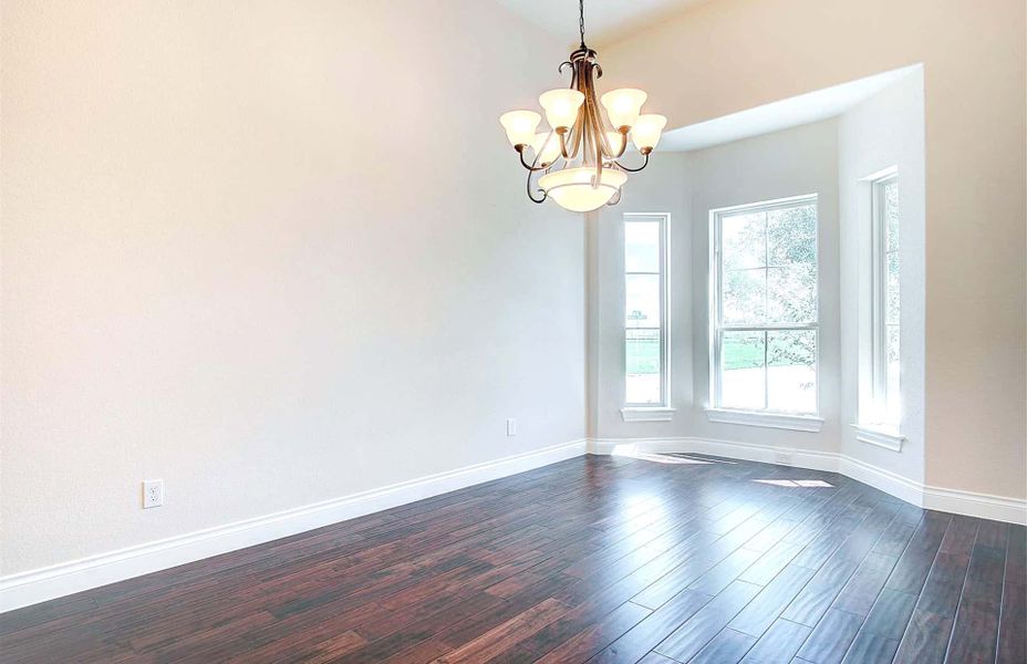 Representative unfurnished interior of a home built from the 3710 by Ravenna Homes in Artavia 70′, Conroe (Image 22).