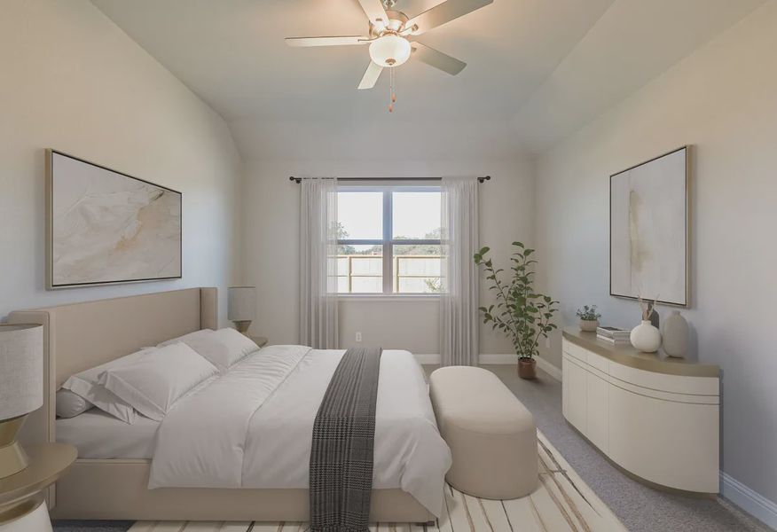 Plan 3029 primary bed - staged - 7 of 14 Plan 3029 primary bed - staged - 7 of 14