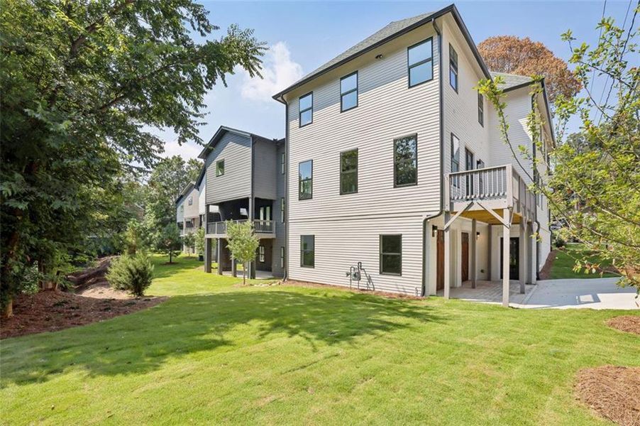 Front exterior of a new home in , Brookhaven, GA, highlighting curb appeal (Image 2).