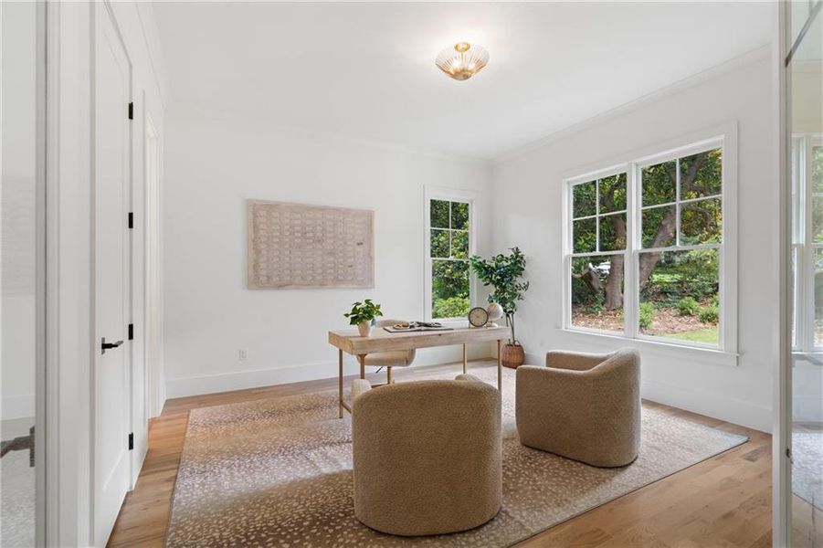Furnished interior view inside a new home in , Brookhaven (Image 14).