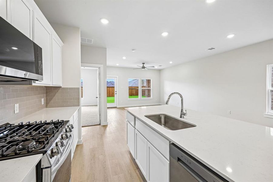 Furnished interior view inside a new home in Overland Grove, Forney (Image 9).