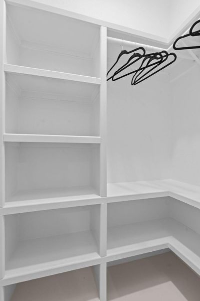 View of spacious closet