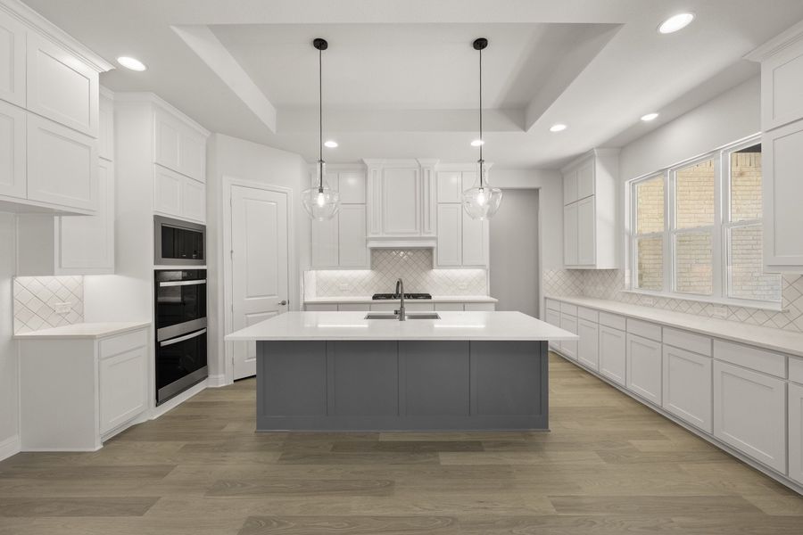 Furnished interior view inside a new home in Waterfall Ranch, Waxahachie (Image 5).