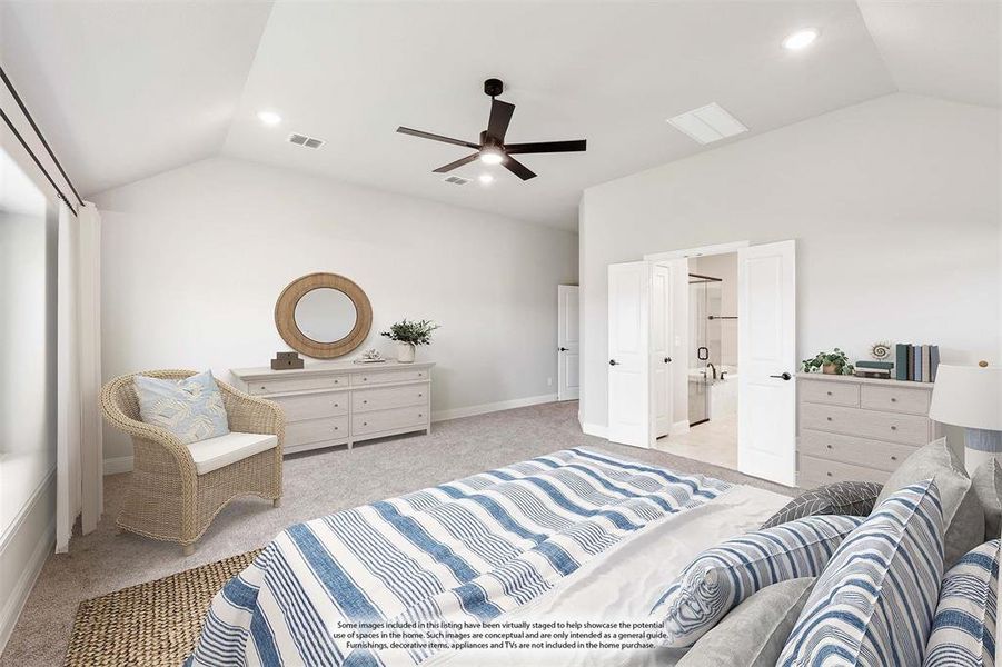 Furnished interior view inside a new home in Sonoma Verde, McLendon-Chisholm (Image 16).