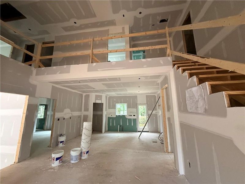 In-progress construction of a new home in , Jasper, GA (Image 6).