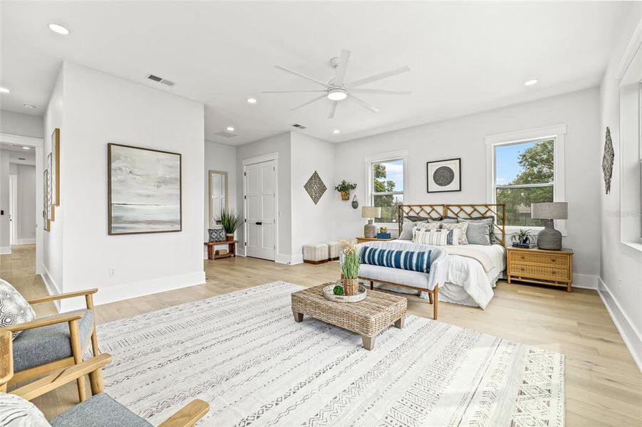 Furnished interior view inside a new home in , St. Petersburg (Image 7).