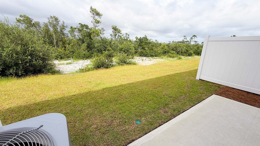 Exterior details and patio area of a home in Salt Creek Townhomes at Mexico Beach, Mexico Beach (Image 22). Exterior details and patio area of a home in Salt Creek Townhomes at Mexico Beach, Mexico Beach (Image 22).