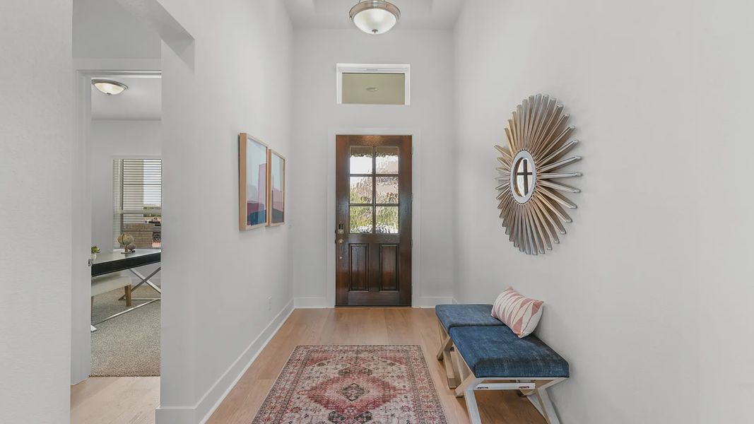 Furnished interior view inside a new home in Santa Rita Ranch, Liberty Hill (Image 4).