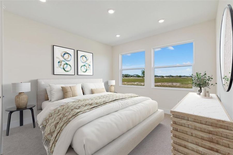 Furnished interior view inside a new home in Gracewater at Sarasota, Sarasota (Image 8).