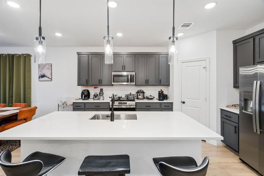 Furnished interior view inside a new home in Gateway Parks, Forney (Image 11).