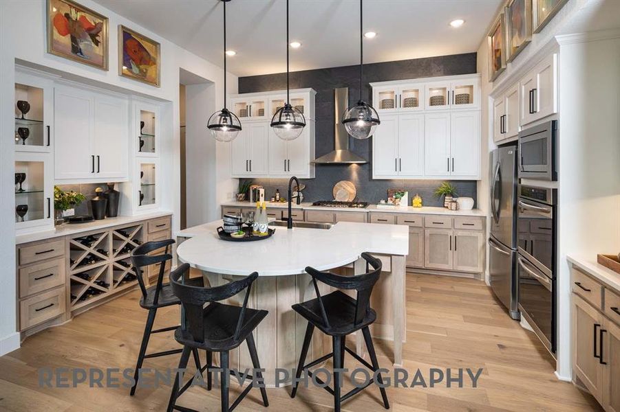 Furnished interior view inside a new home in Star Trail, Prosper (Image 7).