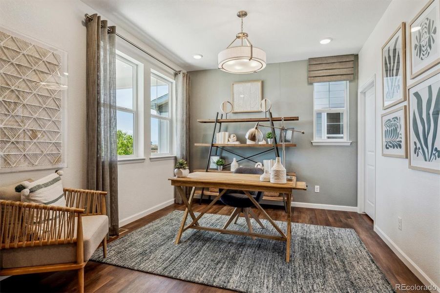 Furnished interior view inside a new home in Red Barn Meadows, Mead (Image 4). Furnished interior view inside a new home in Red Barn Meadows, Mead (Image 4).