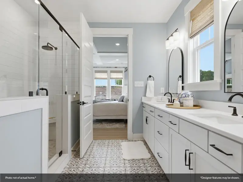 Furnished interior view inside a new home in Meadows at Four Mile, Conway (Image 8).