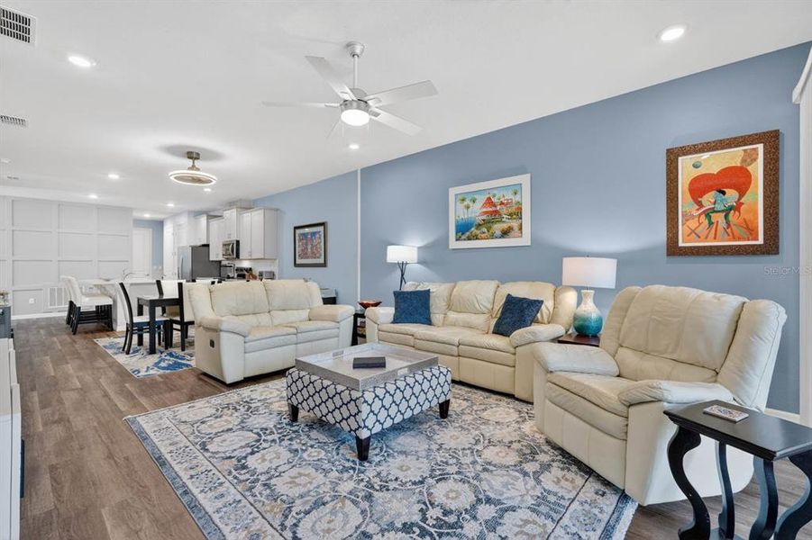 Furnished interior view inside a new home in Halifax Plantation Villas, Ormond Beach (Image 9).
