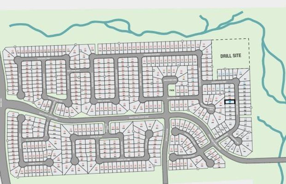 9635 Akashi Run Drive - Community Site Map