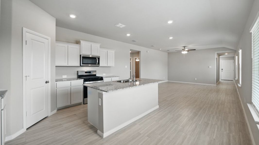 Furnished interior view inside a new home in Springhill South, Boyd (Image 4).