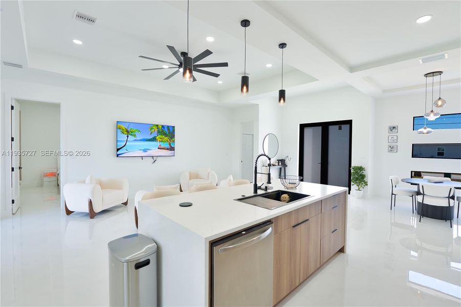 Furnished interior view inside a new home in , Cape Coral (Image 14).