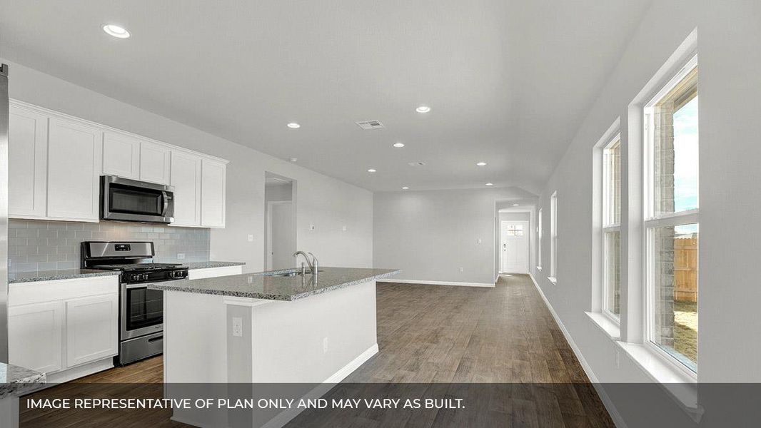 Furnished interior view inside a new home in Southgrove, Kyle (Image 5).