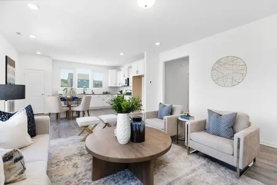 Representative furnished interior of a home built from the Ryker by True Homes in The Retreat at Reedy Fork Ranch, Greensboro (Image 12).