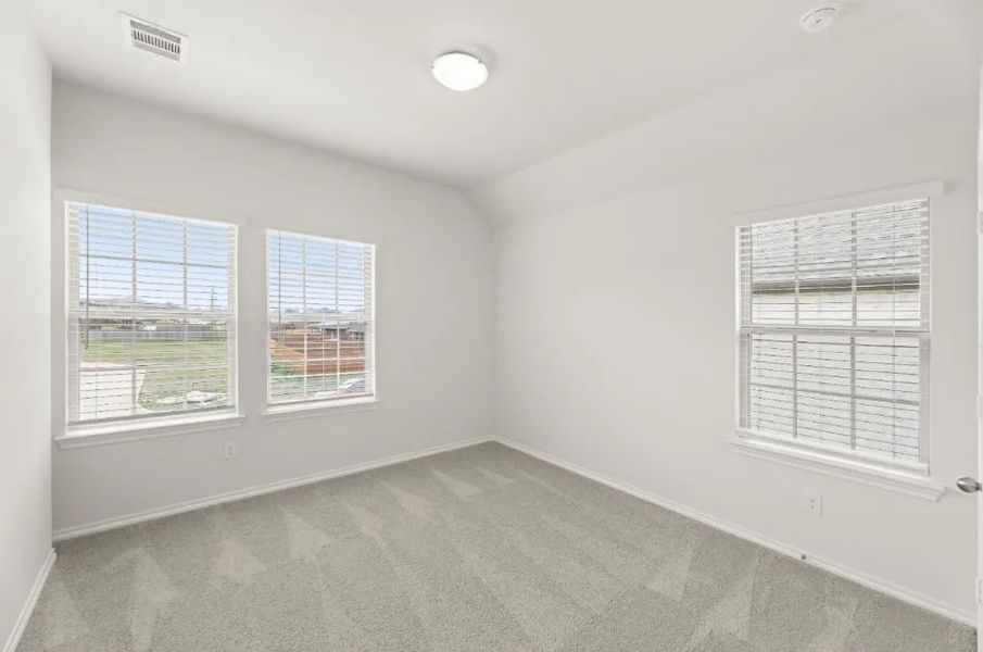 Front exterior of a new home in Sanger Circle, Sanger, TX, highlighting curb appeal (Image 12).