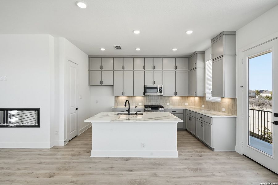 Furnished interior view inside a new home in Prominence, San Antonio (Image 9).