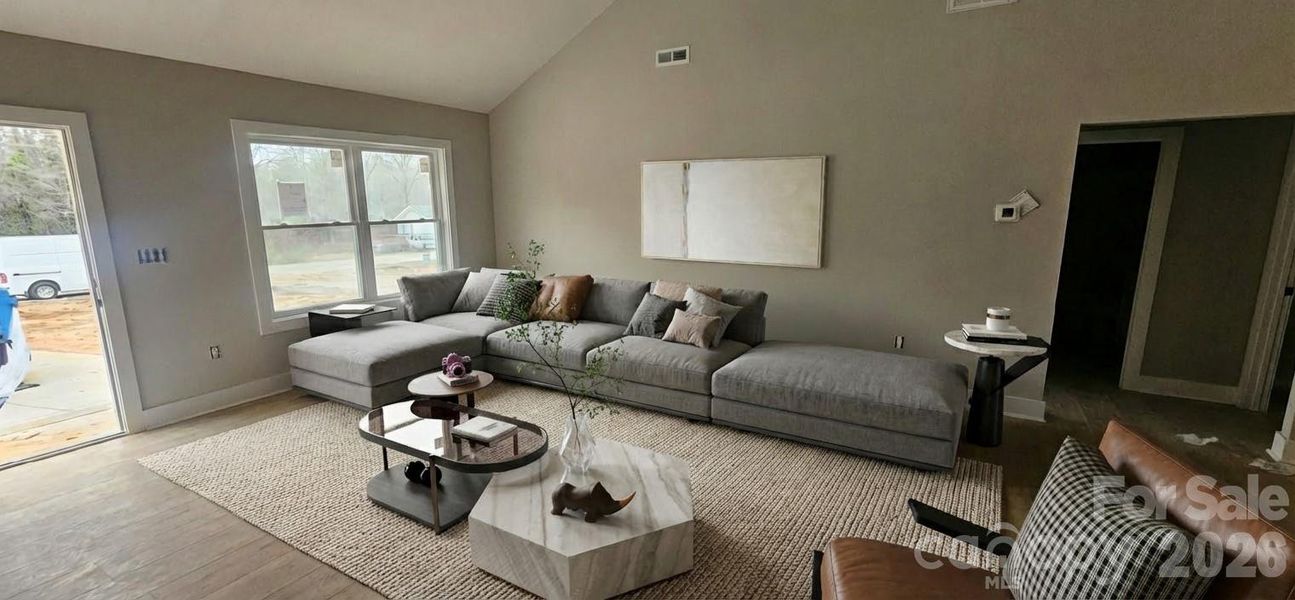 Furnished interior view inside a new home in , Clover (Image 12).