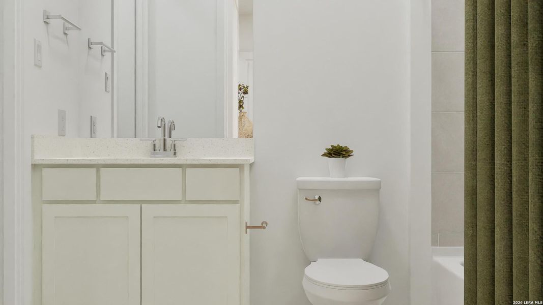 Furnished interior view inside a new home in Navarro Ranch, Seguin (Image 29).