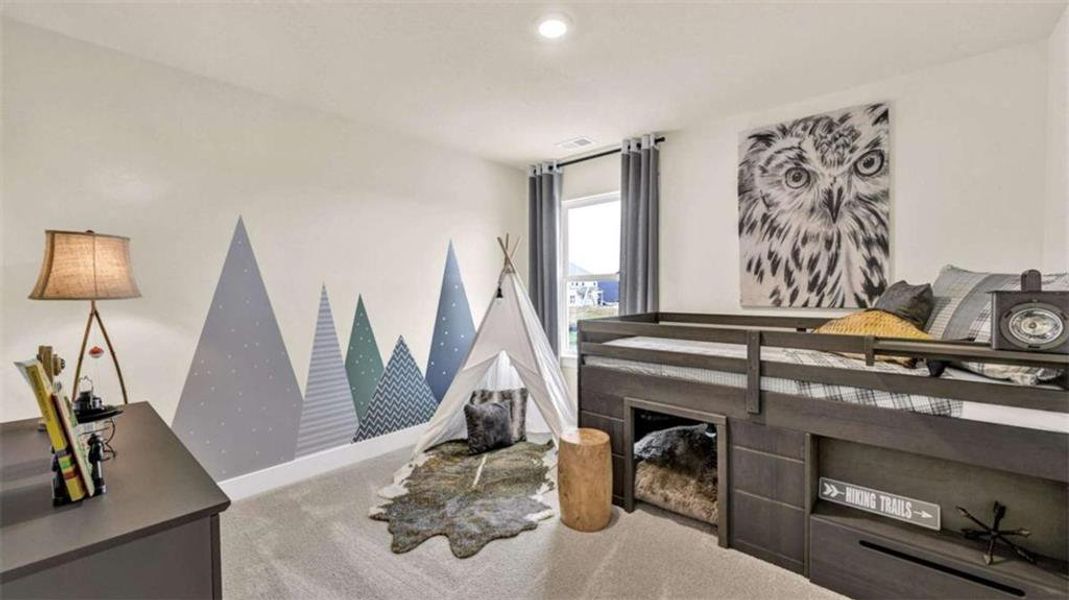 Furnished interior view inside a new home in Sherwood Manor, College Park (Image 2).