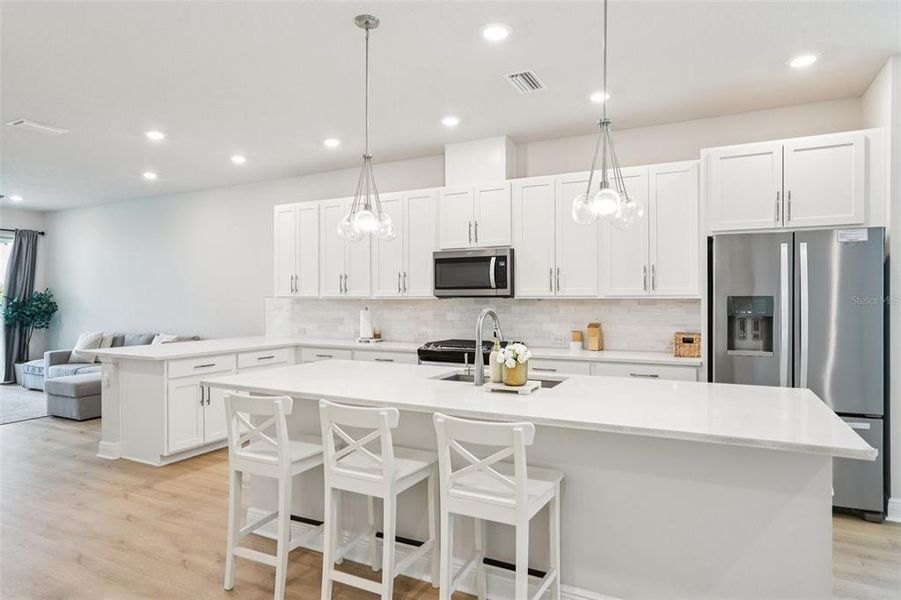 Furnished interior view inside a new home in Waterset Garden Series, Apollo Beach (Image 9).