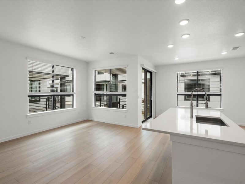 Spacious, unfurnished interior of a new home in The Hub at Virginia Village, Denver (Image 15). Spacious, unfurnished interior of a new home in The Hub at Virginia Village, Denver (Image 15).