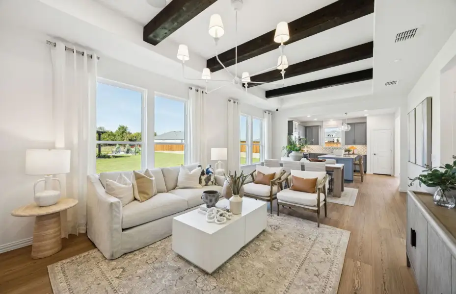 Furnished interior view inside a new home in Del Webb at Trinity Falls, McKinney (Image 5).