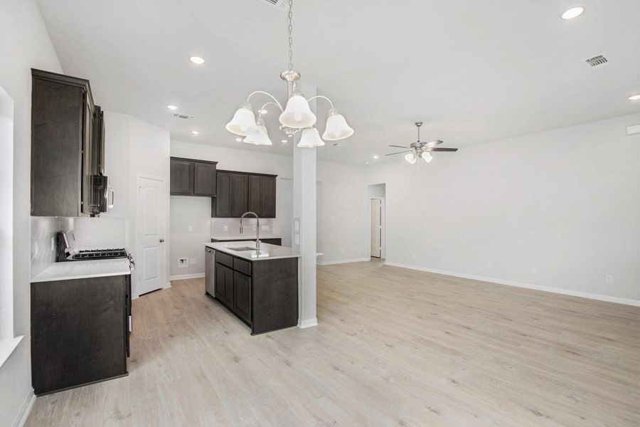 Furnished interior view inside a new home in , Bay City (Image 28).