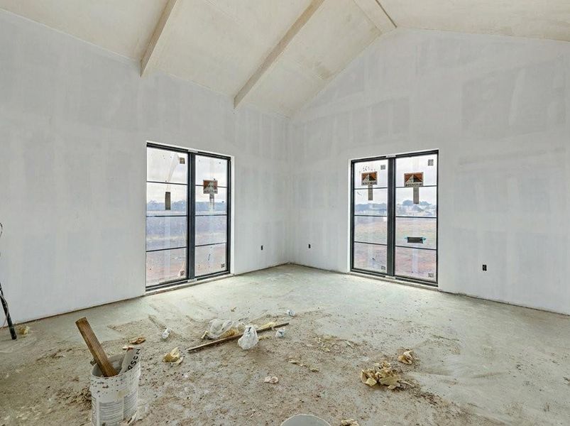 In-progress construction of a new home in , Krum, TX (Image 21).