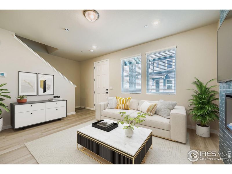 Furnished interior view inside a new home in Mountain Brook, Longmont (Image 8).