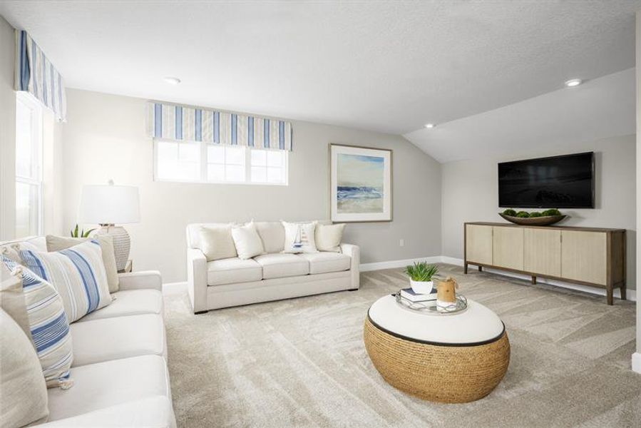 Representative furnished interior of a home built from the Panama by Ryan Homes in Cypress Ridge Ranch, Wimauma (Image 7).