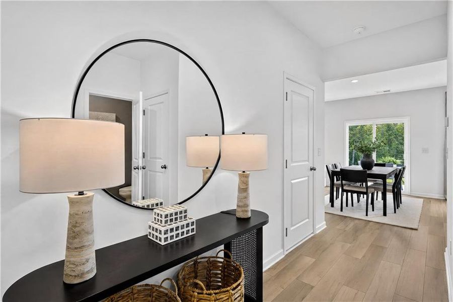 Furnished interior view inside a new home in Prentis Branch, Rome (Image 6).