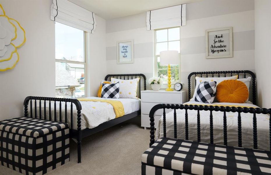 Secondary bedroom *model representation