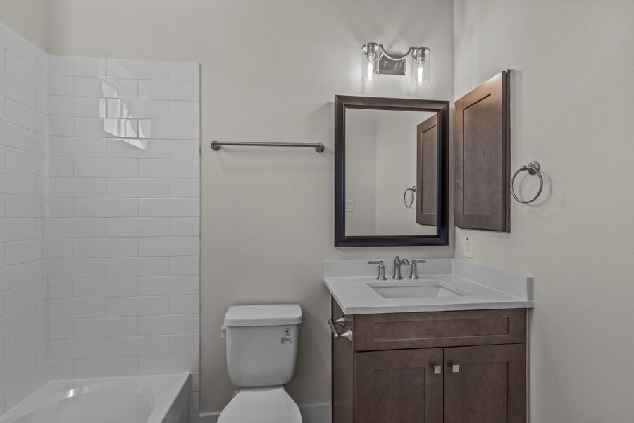 Representative furnished interior of a home built from the Fredericksburg by Beazer Homes in Highland Estates, San Antonio (Image 8). Representative furnished interior of a home built from the Fredericksburg by Beazer Homes in Highland Estates, San Antonio (Image 8).