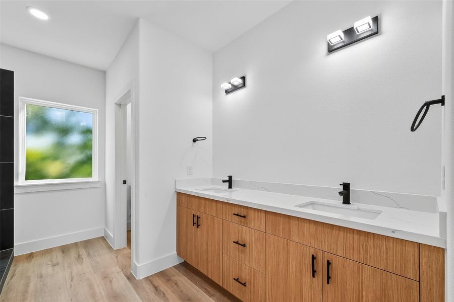 Furnished interior view inside a new home in , Houston (Image 12).