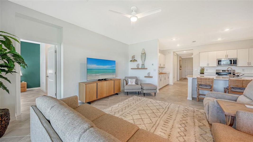 Furnished interior view inside a new home in , Venice (Image 42).