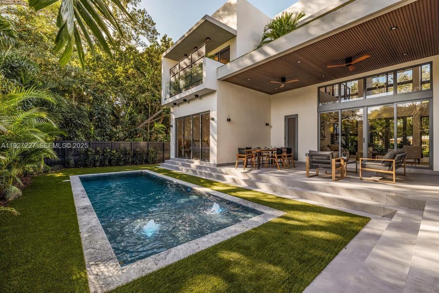 Exterior details and patio area of a home in , Biscayne Park (Image 32). Exterior details and patio area of a home in , Biscayne Park (Image 32).