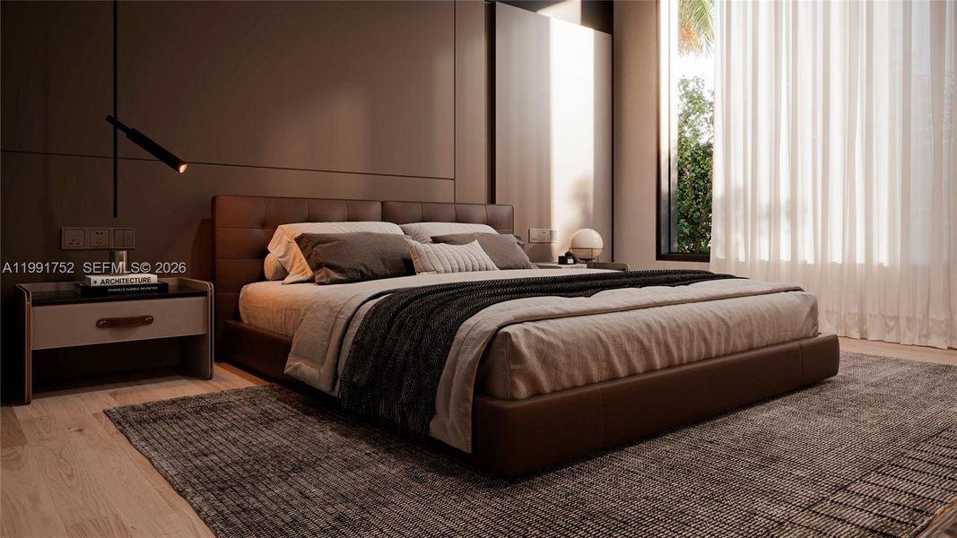 Furnished interior view inside a new home in , Palmetto Bay (Image 7).